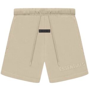 AUTHENTIC NEW W/ TAG UNUSED Essentials Dusty Beige Short w/ Drawstring Waistband
